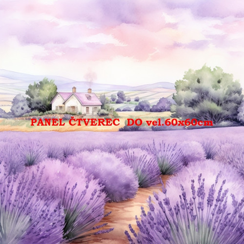 Bavlněný panel - varianty velikostí / 10 x 10cm