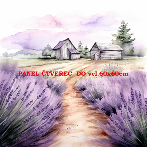 Bavlněný panel - varianty velikostí / 10 x 10cm