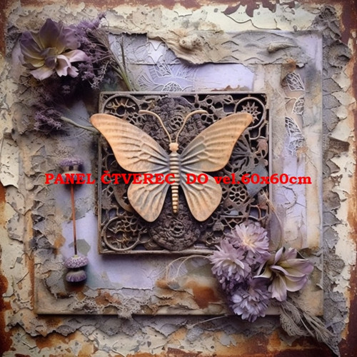 Bavlněný panel - varianty velikostí / 10 x 10cm