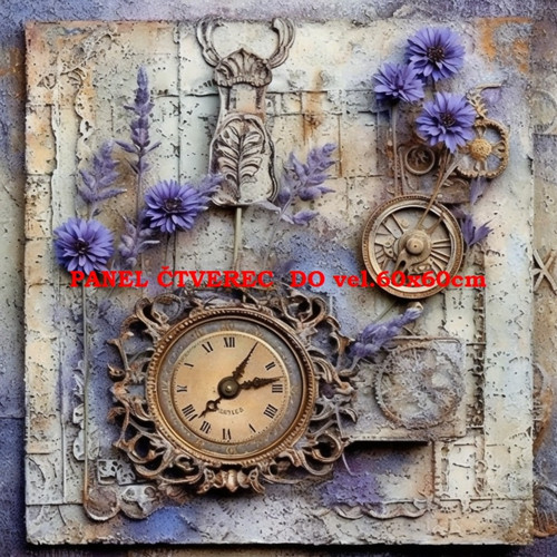 Bavlněný panel - varianty velikostí / 10 x 10cm