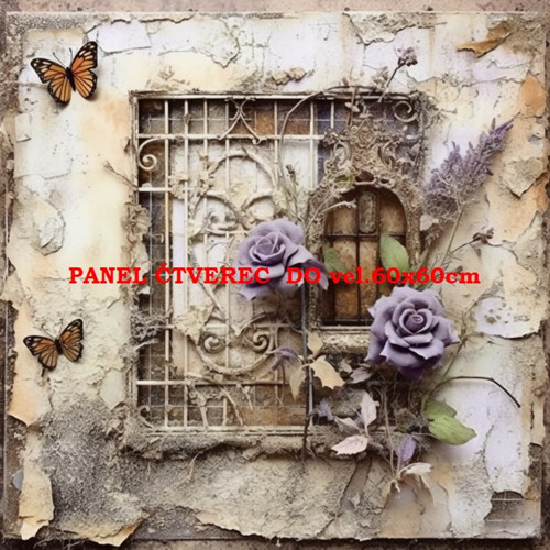 Bavlněný panel - varianty velikostí / 10 x 10cm