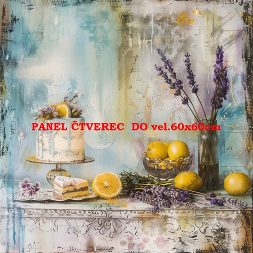 Bavlněný panel - varianty velikostí / 10 x 10cm
