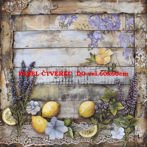 Bavlněný panel - varianty velikostí / 10 x 10cm