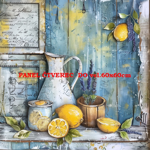 Bavlněný panel - varianty velikostí / 10 x 10cm — foto 1