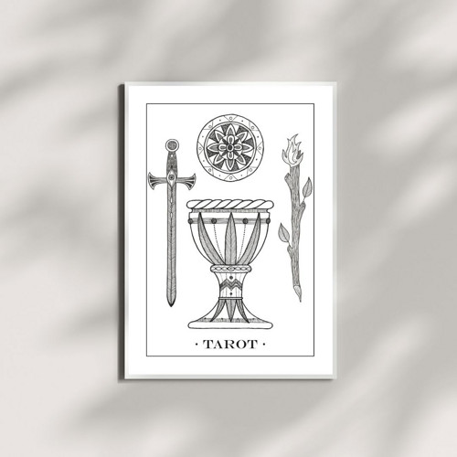 Autorský tisk A5: Tarot – Malá arkána