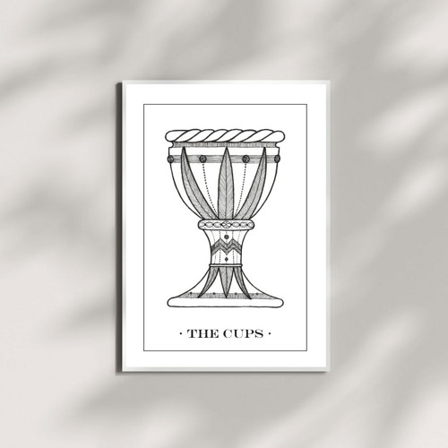 Autorský tisk A5: Tarot – Poháry