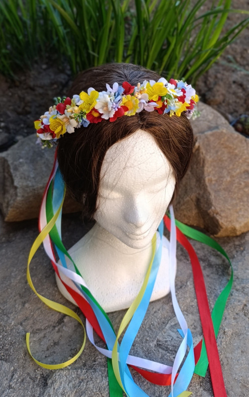 Věneček hodový - folklórní drobné kvítí
