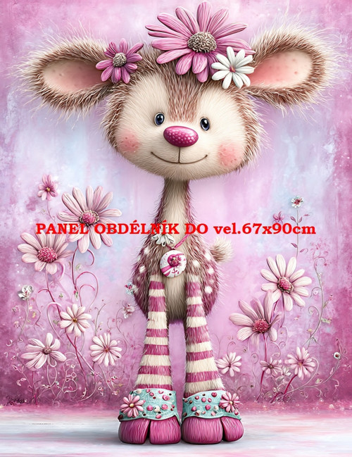 Bavlněný panel 15x20 cm - skladem — foto 1