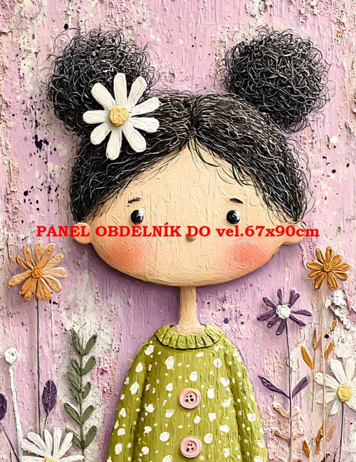 Bavlněný panel 12x15 cm - skladem — foto 1