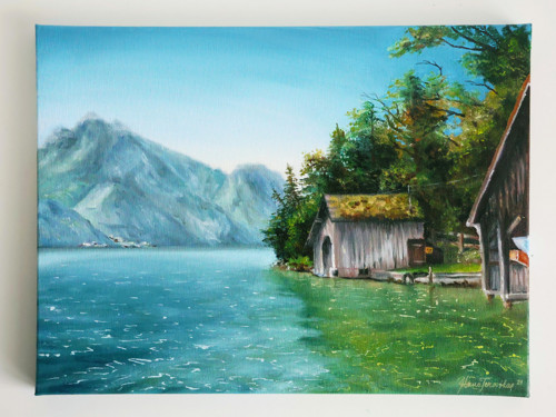Traunsee | 40 × 30 cm