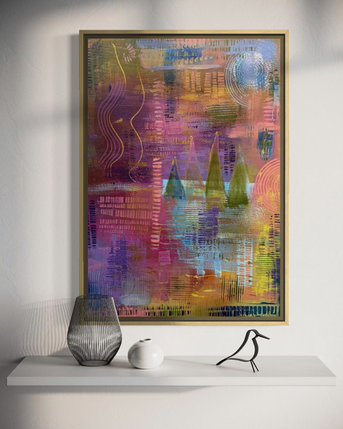 Vibrant City, 50x70cm