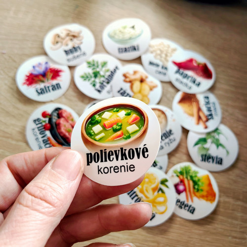 Personalizované samolepky na koreničky