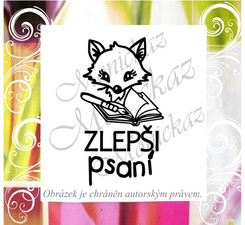 Zlepši psaní liška 2764. Razítko. — foto 1