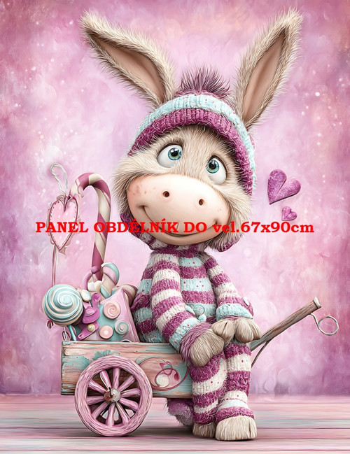Bavlněný panel 8x10 cm - skladem — foto 1