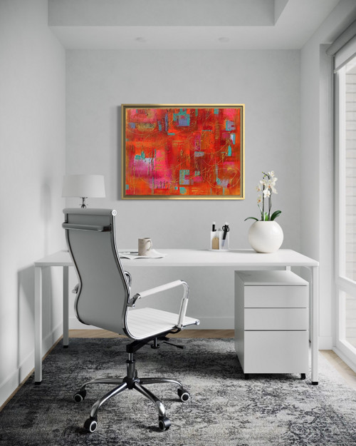 Color Dance, 80x60cm