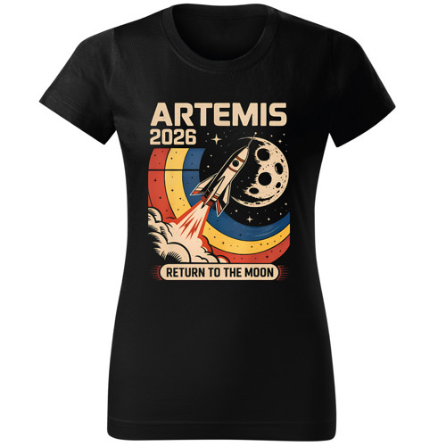 Dámské tričko Artemis 2026 – Return to the Moon