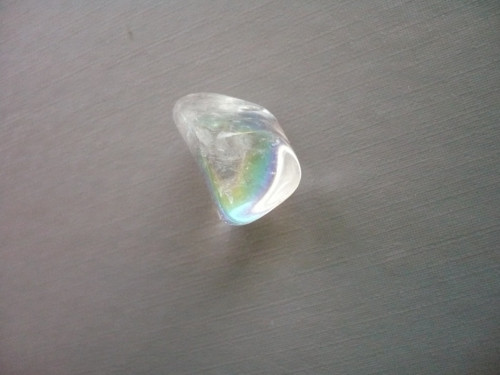 Troml. – křišťál aura 20 mm, č.23