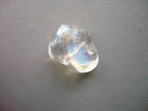 Troml. – křišťál aura 23 mm, č.26