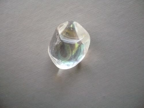 Troml. – křišťál aura 23 mm, č.57