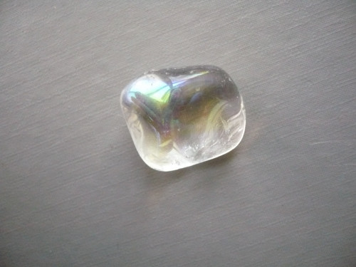 Troml. – křišťál aura 23 mm, č.69
