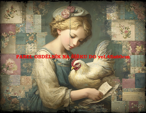 Bavlněný panel 15x20 cm - skladem — foto 1