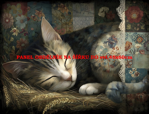 Bavlněný panel 15x20 cm - skladem — foto 1