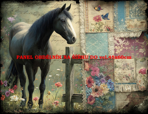 Bavlněný panel 15x20 cm - skladem — foto 1