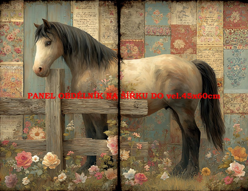 Bavlněný panel 15x20 cm - skladem