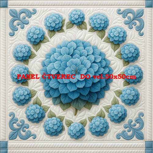 Bavlněný panel 40x40 cm - skladem — foto 1