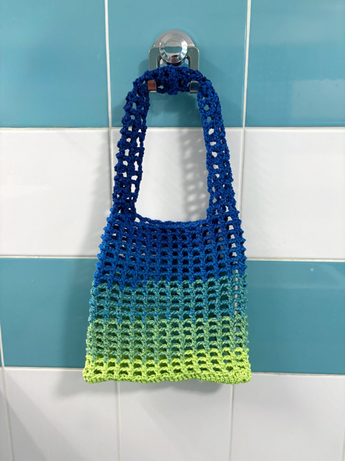 Háčkovaná síťovka - mesh bag