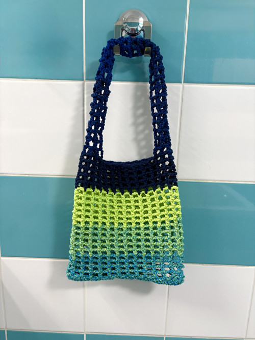 Háčkovaná síťovka - mesh bag