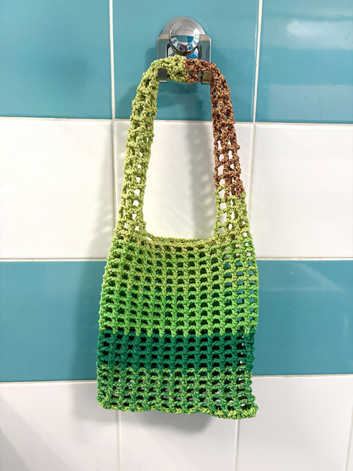 Háčkovaná síťovka - mesh bag