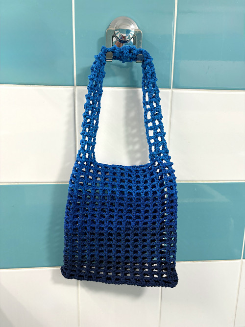 Háčkovaná síťovka - mesh bag