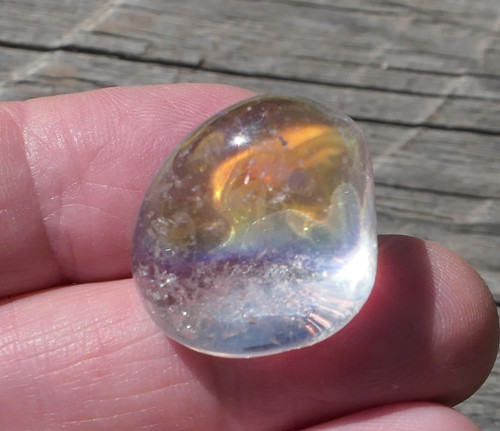 Křišťál - aqua aura (23 mm) V3964