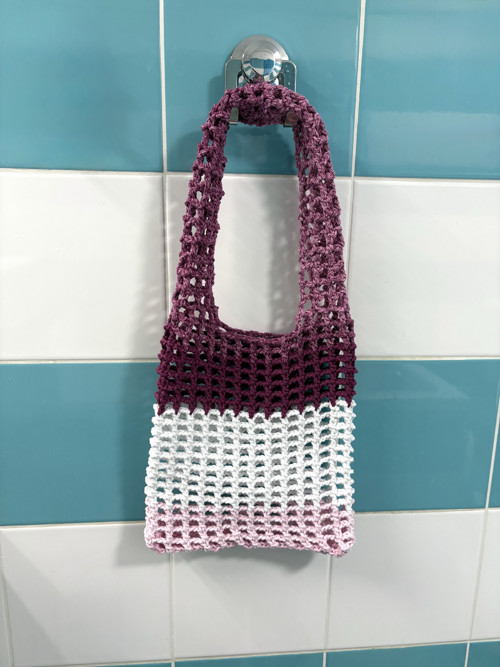 Háčkovaná síťovka - mesh bag