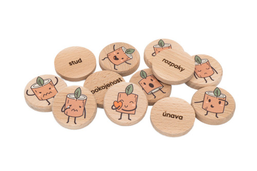 Můj svět emocí - dřevěné Montessori
