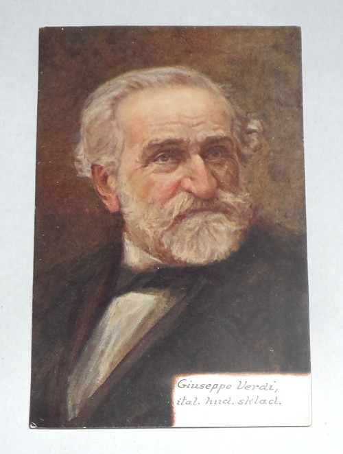 POHLEDNICE • Adolfo Magrini: Giuseppe Verdi