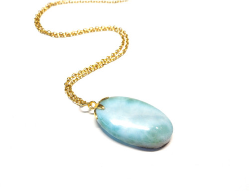 Larimar - řetízek z chirurgické oceli