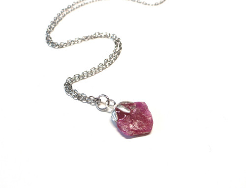 Rubín surový (special), chirurgická ocel — foto 1