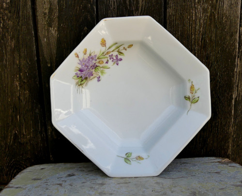 Rozkvetlá...porcelánová mísa, ruční zdobení