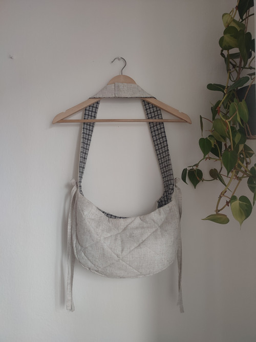 Originální prošívaná crossbody taška