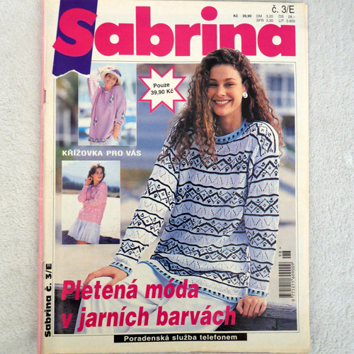 Sabrina č.3/E - Pletená móda v jarních barvách