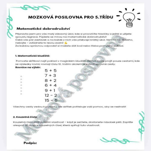 Matematické dovednosti
