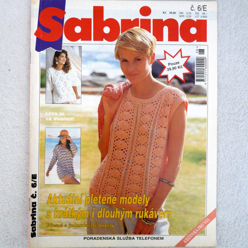 Sabrina č.6/E - Aktuální pletené modely — foto 1