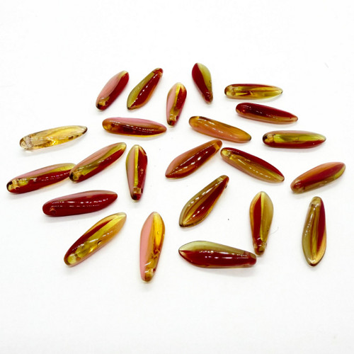 Korálky broušené CZ, 16x5mm, mix, 23ks