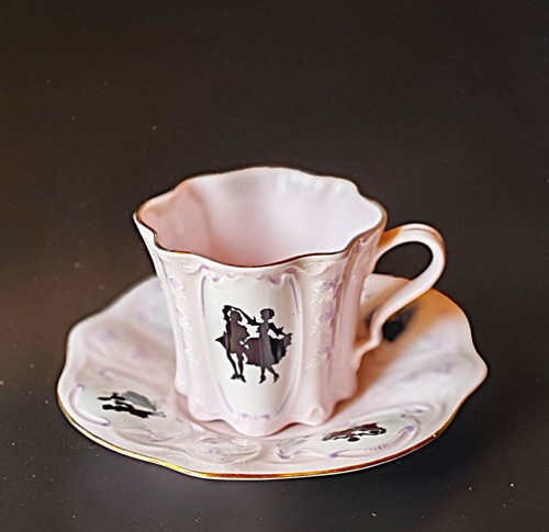 Rokoko Růžový porcelán