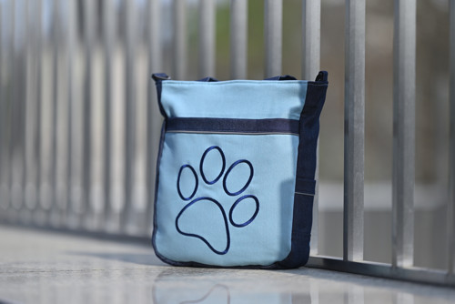 Dámská kabelka/crossbody taška tmavě-světle modrá