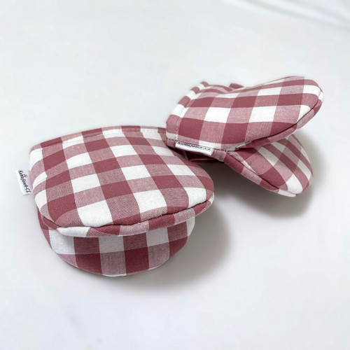 2ks mini chňapky kanafásek - růžová kostka