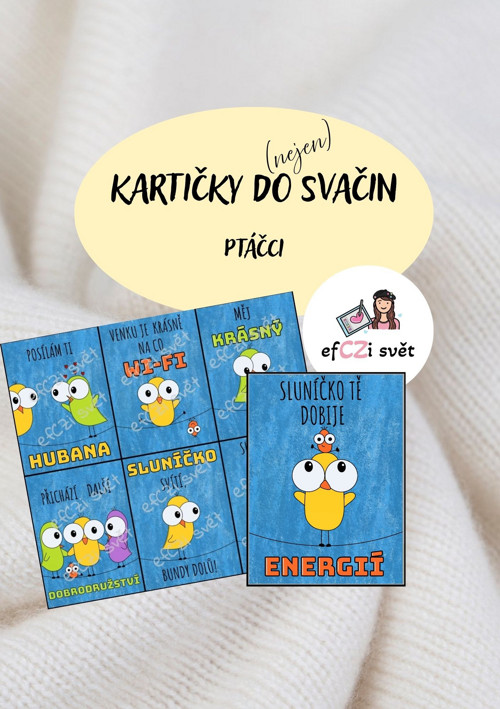 Vzkazy do svačin - PTÁČCI
