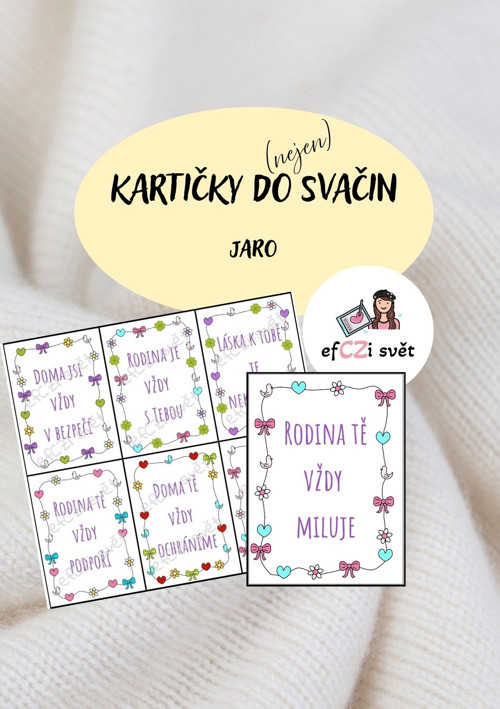 Vzkazy do svačin - JARO